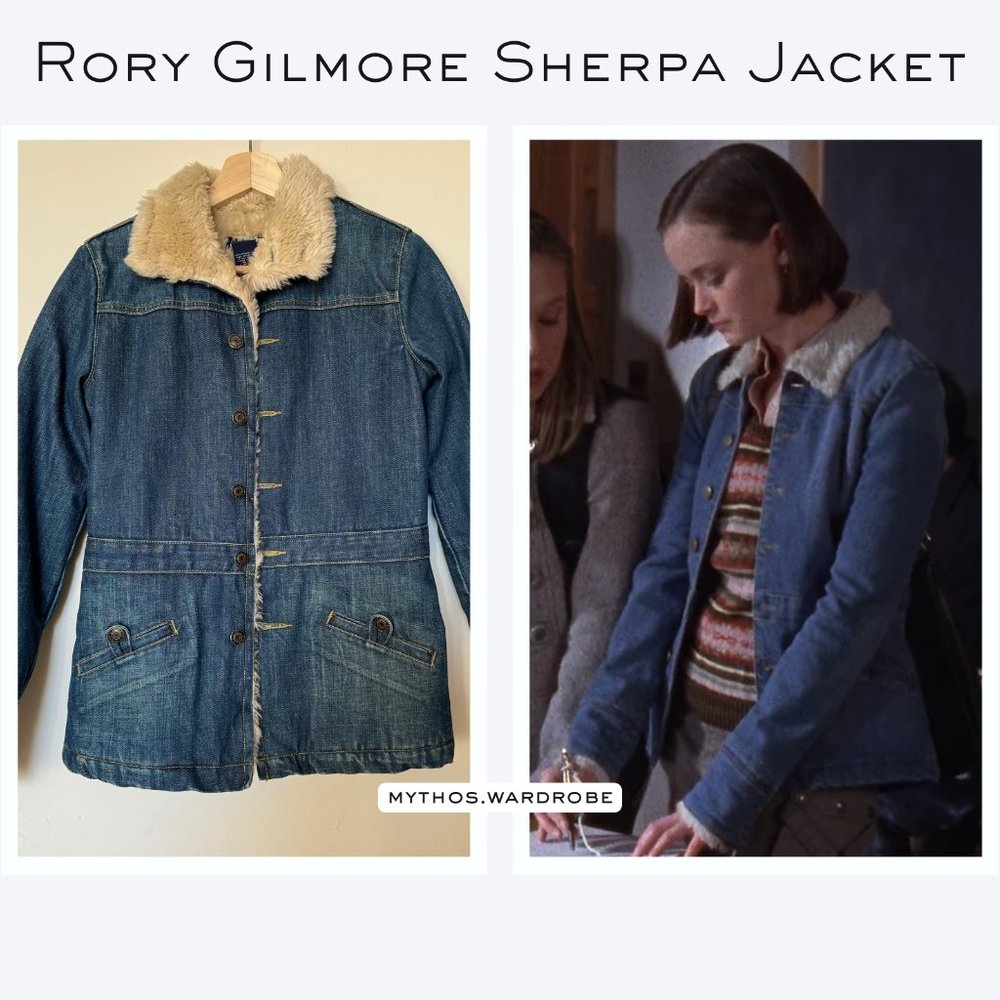 Denim Sherpa Jacket ALT Wash ASO Rory Gilmore